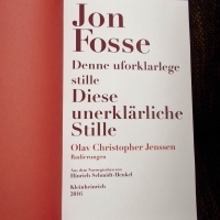 Jon Fosse: Diese unerklärliche Stille Verlag Kleinheinrich